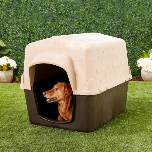  Petmate Aspen Pet Petbarn Dog House Snow and Rain Diverting Roof Raised Floor No-Tool Assembly 4 Sizes Available (Styles may vary)