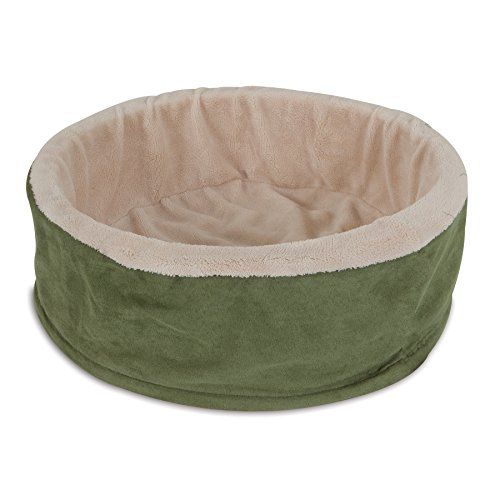  Petmate Deluxe Cuddle Cup with Sheepskin Dog Bed, Color Will Vary