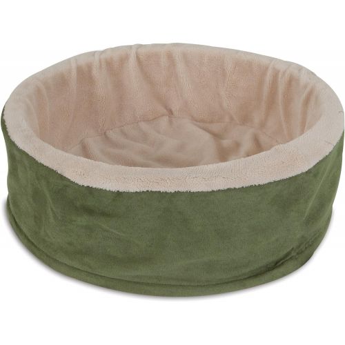  Petmate Deluxe Cuddle Cup with Sheepskin Dog Bed, Color Will Vary