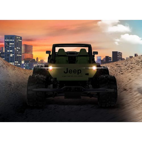  Petper Carrera 1:18 Scale Electric 4WD Full Metal Gear Profi RC Jeep Trailcat Off Road Vehicle