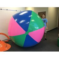 Petra 6 1/2 Ft. Tall Inflatable Large Beach Ball, Party Fun, Super Monster Giant Stadium Ball XXXXL. A Beach Party Must Have.y