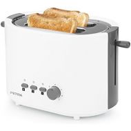 Petra Electric Petra Toaster mit Broetchenaufsatz - 6 einstellbare Braunungsstufen mit herausnehmbarem Kruemmelfach, TA 51.00