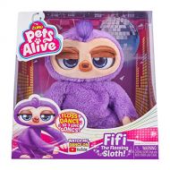 [아마존베스트]Pets Alive Fifi the Flossing Sloth Purple - 11 Interactive Animal Dancing Robotic Plush Toy with 3 Songs, Floss Dance, Adorable Gift, Party Plush Toy Kids Ages 3+