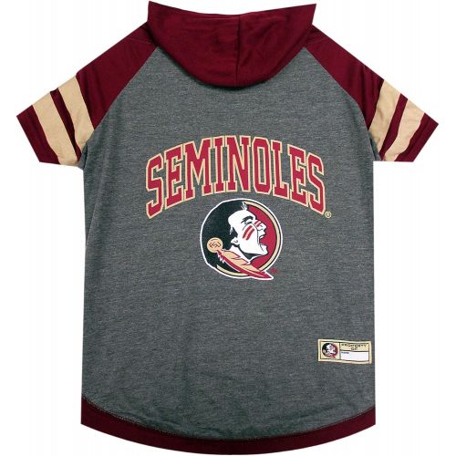  Pets First NCAA Florida State Seminoles Hoodie for Dogs & Cats, X-Small. | Collegiate Licensed Dog Hoody Tee Shirt | Sports Hoody T-Shirt for Pets | College Sporty Dog Hoodie Shirt.