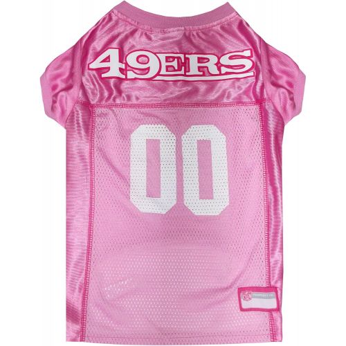  Pets First NFL PINK PET APPAREL. JERSEYS & T-SHIRTS for DOGS & CATS available in 32 NFL TEAMS & 4 sizes. Licensed, TOP QUALITY & Cute pet clothing for all NFL Fans