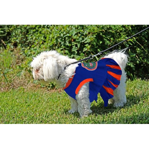  Pets First Florida Gators Cheerleading Outfit