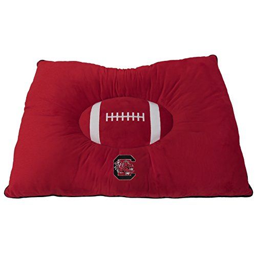  Pets First Collegiate Pet Accessories, Dog Bed, South Carolina Gamecocks, 30 x 20 x 4 inches