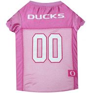 Pets First NCAA Dog Pink Football Jersey - Pet Pink Sports Outfit