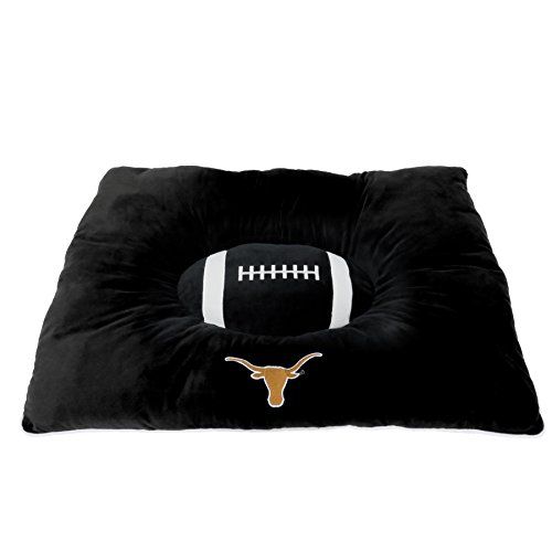  Pets First Collegiate Pet Accessories, Dog Bed, Texas Longhorns, 30 x 20 x 4 inches