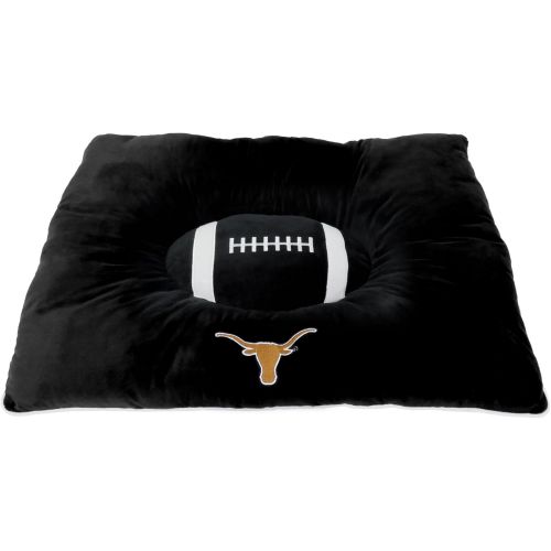  Pets First Collegiate Pet Accessories, Dog Bed, Texas Longhorns, 30 x 20 x 4 inches