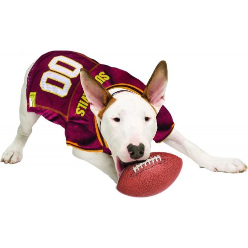  Pets First NCAA PET Apparels - Basketball Jerseys, Football Jerseys for Dogs & Cats Available in 50+ Collegiate Teams & 7 Sizes