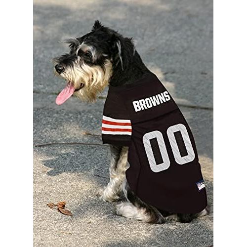  NFL PET Jersey. Most Comfortable Football Licensed Dog Jersey. 32 NFL Teams Available in 7 Sizes. Football Jersey for Dogs, Cats & Animals. - Sports Mesh Jersey. Dog Outfit Shirt A