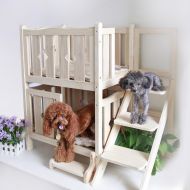 Petsfit Wooden Pet Bed,Dog Bed (WO Mat)