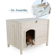 Petsfit No Assembly Portable Wooden Dog House, 31 x 20 x 24
