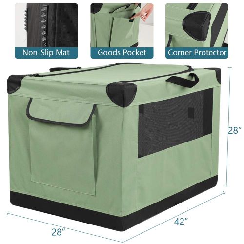  Petsfit Portable Soft Dog Crate Indoor and Outdoor Pet Home