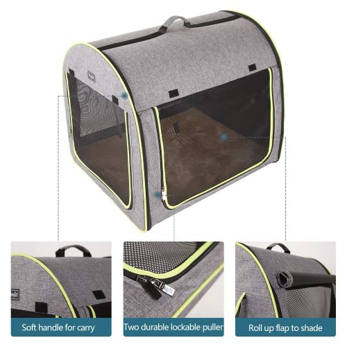  Petsfit Soft Portable Dog Crate/Cat Crate/Foldable Pet Kennel/Indoor Outdoor Pet Home