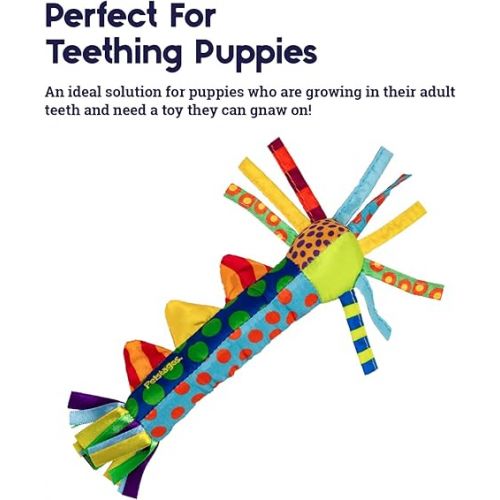  Petstages Cool Teething Stick for Dogs - Soothing Chew Toy for Teething Puppies - Freezable for Added Relief - Durable & Safe Dental Aid, Multicolor, One-Size