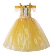 Pettigirl Girls Belle Off Shoulder Layered Costume