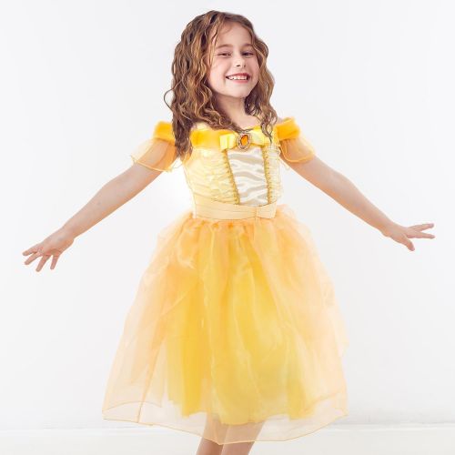  Pettigirl Girls Belle Off Shoulder Layered Costume