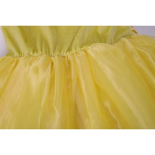  Pettigirl Girls Princess Beauty Halloween Party Dress