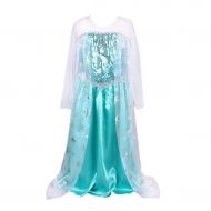 Pettigirl Girls Princess Jasmine Dress Up Costumes Arabian Princess Dress Halloween Party