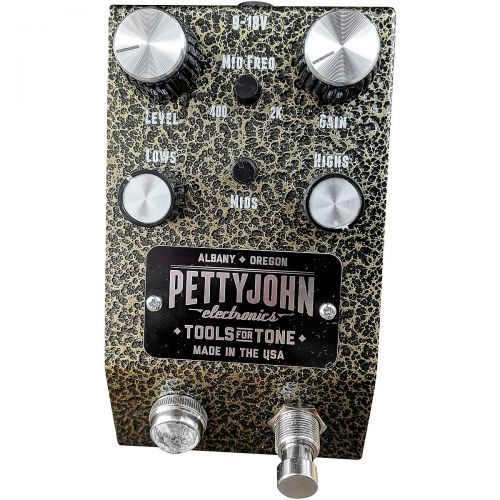  Pettyjohn Electronics},description:What started as a simple box inspired by classic “Golden amps from Britain” ended up to be more than just an amp-in-a-box. The Pettyjohn Electron