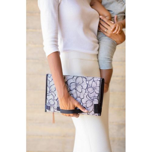  Petunia Pickle Bottom Nimble Diaper Clutch, Bordeaux Blooms