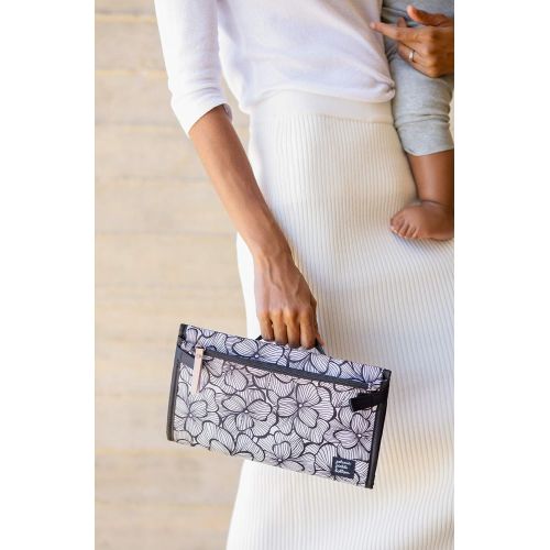  Petunia Pickle Bottom Nimble Diaper Clutch, Bordeaux Blooms