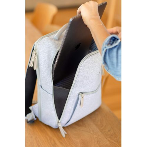  Petunia Pickle Bottom Work + Play Backpack, Grey Neoprene