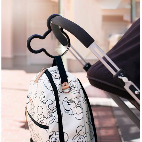  Petunia Pickle Bottom Disney Mickey Mouse Stroller Hook, Black