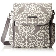 Petunia Pickle Bottom Boxy Backpack Diaper Bag in Licorice Blossom
