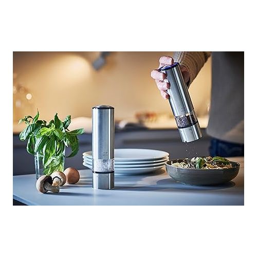  Peugeot Elis Sense U-Select Set Salt & Pepper Mill, Large, brushed nickel