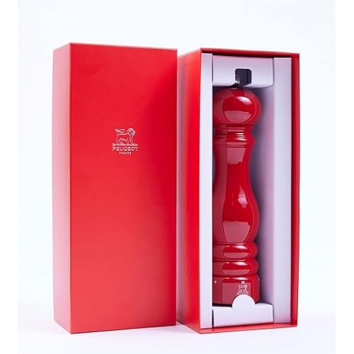  Peugeot Paris u'Select Pepper & Salt Mill Gift Box Set, Red Passion Lacquer 9-in