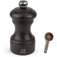 Peugeot Bistro 4-Inch Pepper Mill Gift Set, Chocolate - With Scoop