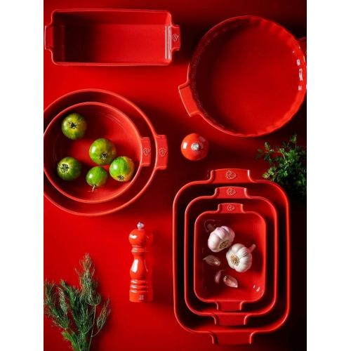  [아마존베스트]Peugeot Appolia Covered Terrine Dish, 6.1 x 3.6 x 2.4 inch interior, Red