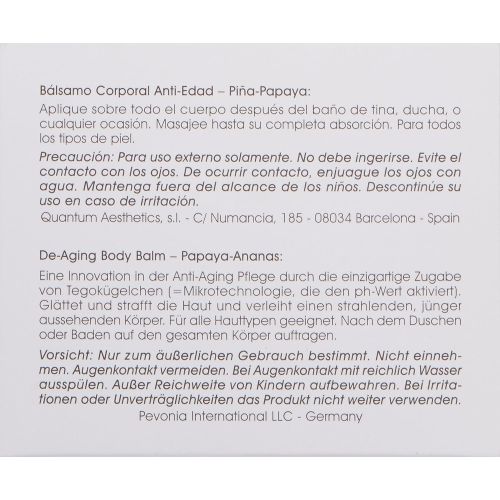  Pevonia De-Aging Body Balm PapayaPineapple, 5 oz