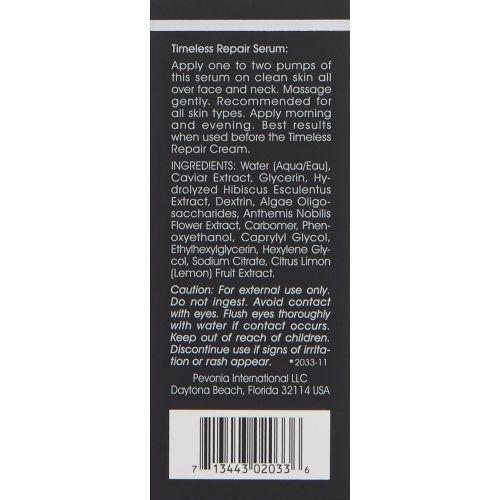  Pevonia Ligne Myoxy-Caviar Timeless Repair Serum, 1 Fl Oz