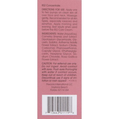  Pevonia RS2 Concentrate Rose, 1 Fl Oz