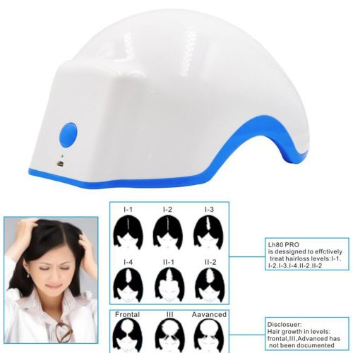  Pevor Hair Growth Helmet, Light Therapy Hair Regrowth Cap Hair Loss Treatment for Men and Women with Balding and Thinning Hair Regrowth Cap Massage Alopecia Solution Hair Growth Re