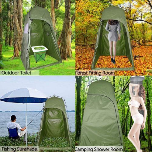  Peyan Privacy Tent - Pop Up Pod Changing/Dressing Room - Portable Camping, Biking, Toilet, Shower, Beach and Changing Room Extra Tall, Spacious Outdoor Shelter with Carrying Bag,Gr