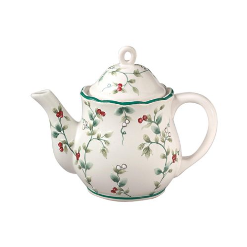  Pfaltzgraff Winterberry Sculpted 4-Cup Teapot