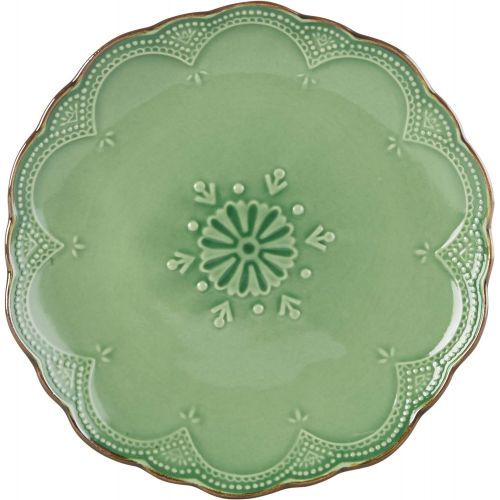  Pfaltzgraff French Lace Green Dinnerware Set (48 Piece)