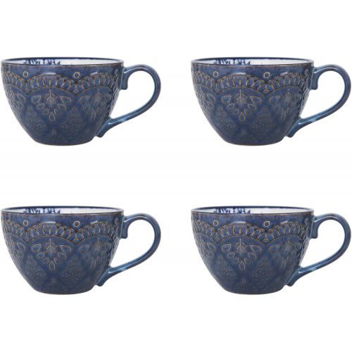  Pfaltzgraff Gabriela Blue 16-Piece Dinnerware Set, Service for 4