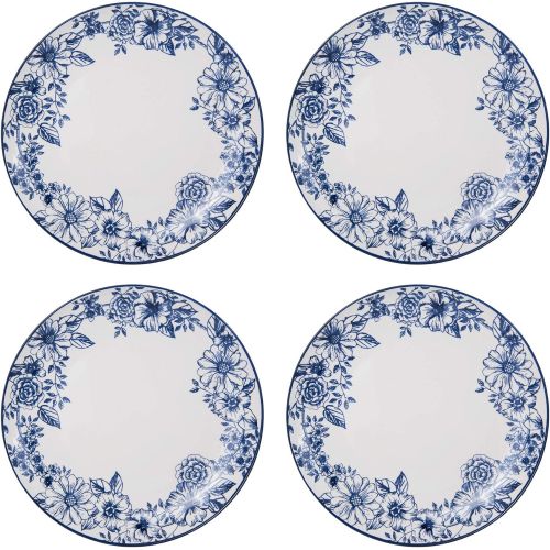  Pfaltzgraff Gabriela Blue 16-Piece Dinnerware Set, Service for 4