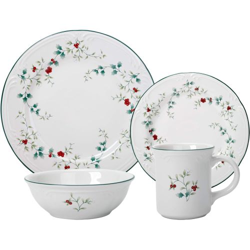  Pfaltzgraff Winterberry 16-Piece Dinnerware Set, Service for 4