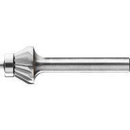 Pferd PFERD 25045 60 Degree Angle Bearing Carbide Bur, Edge Cut, 38 Bearing Diameter, 58 Head Diameter x 316 Head Length, 14 Shank, 2-14 OAL