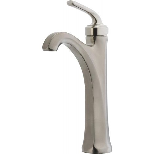  Pfister LG40-DE0K Arterra Single Control Vessel Bathroom Faucet in Brushed Nickel, 1.2gpm