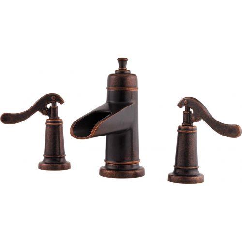  Pfister LG49YP1U Ashfield 2-Handle 8 Widespread Bathroom Faucet in Rustic Bronze, Water-Efficient Model