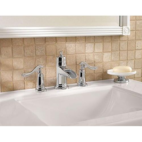  Pfister LG49YP1C Ashfield 2-Handle 8 Widespread Bathroom Faucet in Polished Chrome, Water-Efficient Model