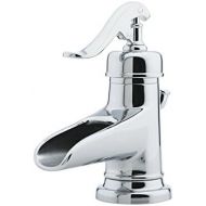 Pfister LG42YP0C Ashfield Single Control 4 Centerset Bathroom Faucet in Polished Chrome, Water-Efficient Model